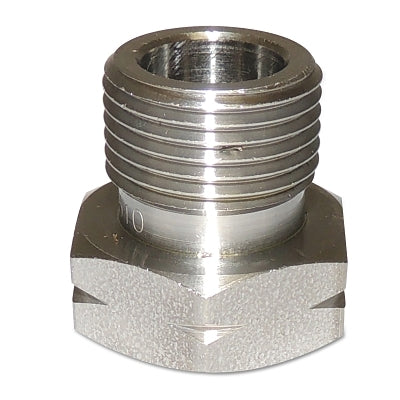 Regulator Inlet Nut, Industrial Air, Brass, CGA-590, 0.96 in to 14 NGO, LH Female