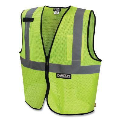 Class 2 Economy Mesh Vest, 5X-Large, Green