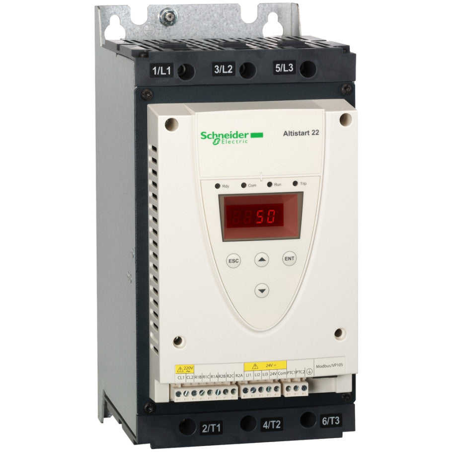 Altistart 22 Soft-Start/Soft-Stop, 75 A, 3-Phase, 208-575 V AC, 50/60Hz, 20-60 hp
