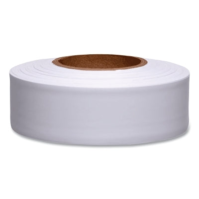 Taffeta Flagging Tape, 1-3/16 in x 300 ft, White