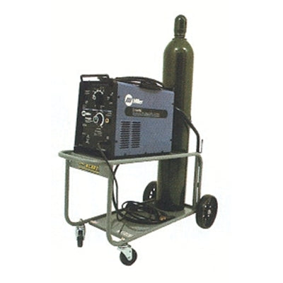 Running Gear Series Carts, Holds 1 Cylinder, 10 in Polyolefin Wheels