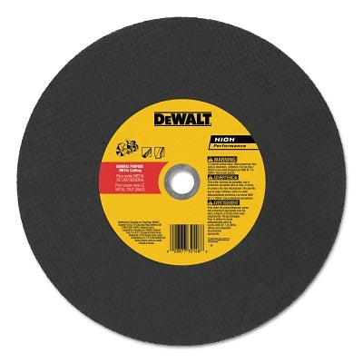 High Speed Wheel, 14 in dia, 20 mm dia Arbor, 24 Grit, 5500 RPM, Metal Cutting