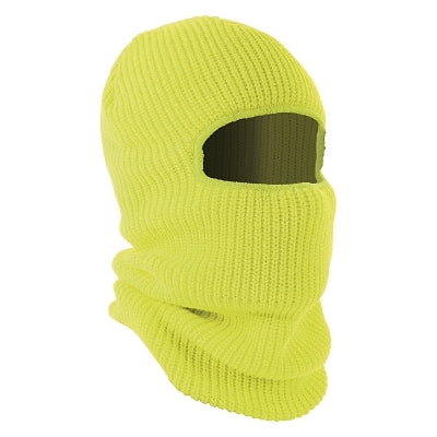 N-Ferno Balaclava, 6829, 2-Layer Acrylic Rib Knit, Lime