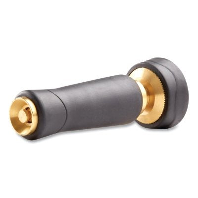 Straight Twist Nozzle, Rubber Grip, Brass