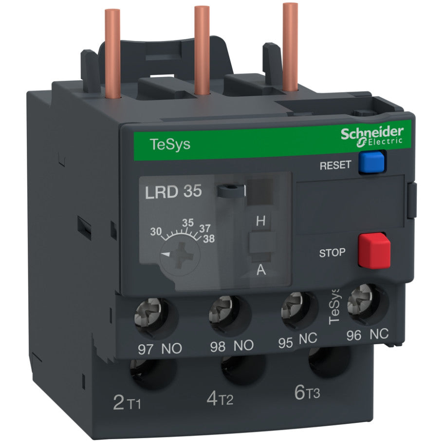 TeSys Deca, thermal overload relay, 30 to 38 A, Class 10A