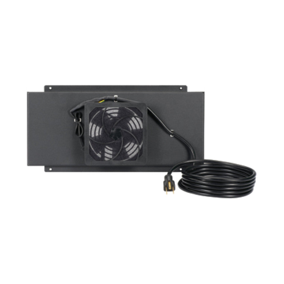 PanZone, Cabinet Fan Kit, Steel, 14.19 x 6.94 x 1.98 in, Black