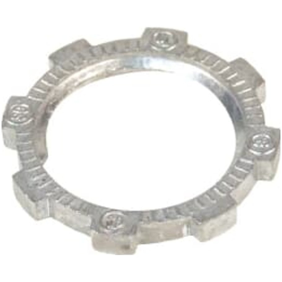 Steel City Locknut, Zinc Die Cast, Rigid/IMC Conduit, 1/2 in.