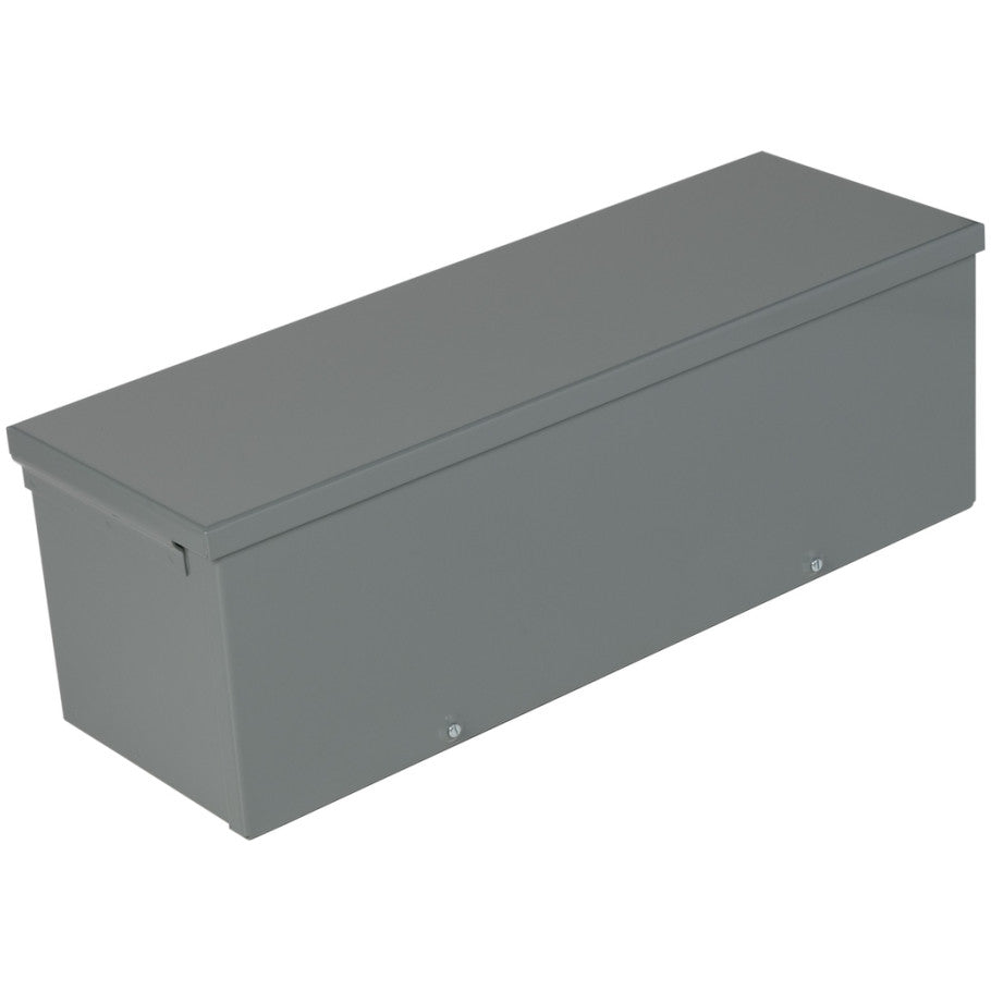 Steel NEMA 3R Raintight Trough With ANSI 49 Gray Finish