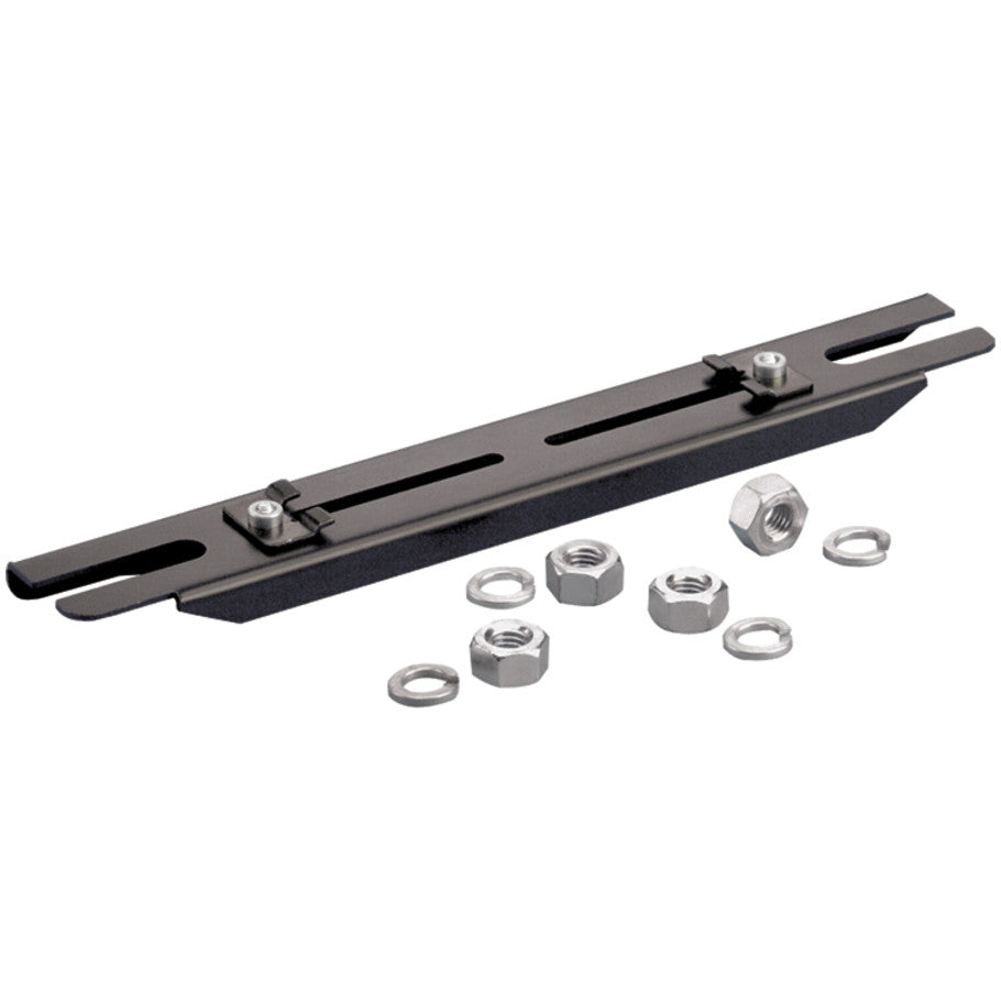 Fiber Raceway Fitting, Bracket, 6 x 4 in, Steel, 13.78 x 1.94 x 0.62 in, 13.78 in L, 1.94 in. W, Black, 0.62 in. H