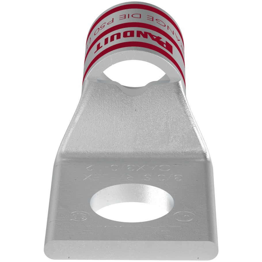 Flex Lug, 1-Hole, Tin Plated, Orange