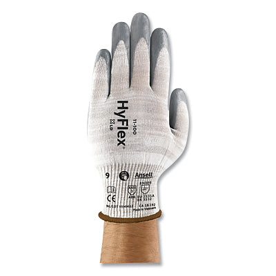 11-100 Antimicrobial Protection Glove, 9, Grey
