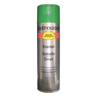 High Performance V2100 System Enamel Aerosol, 15 oz Can, Safety Green, Gloss Paint