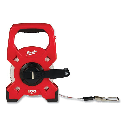 Fiberglass Open Reel Long Tape, 100 ft, 1/2 in Wide, SAE, Red/Black