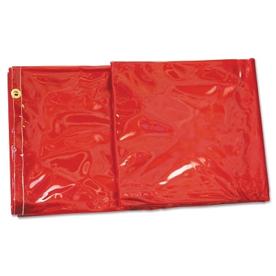 Welding Curtain, 5 ft X 8 ft, PVC, Orange, 14 mil