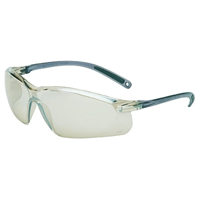 A700 Series Safety Glasses, Indoor/Outdoor Polycarbonate, Anti-Scratch Lens, Gray Polycarbonate Frame