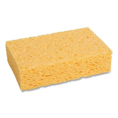 Cellulose Sponge, 3-2/3 in x 6-2/25 in x 1.55 in, Yellow