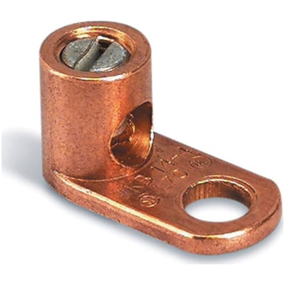 Type L - Copper Single Conductor, One-Hole Mount, Socket, Screwdriver Slot Head Screws, Conductor Range 14 Sol-8 Str