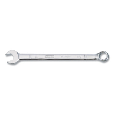 Combination Wrench, 3/4 in, 9-11/16 in OAL, 12-point, Full Polish Chrome