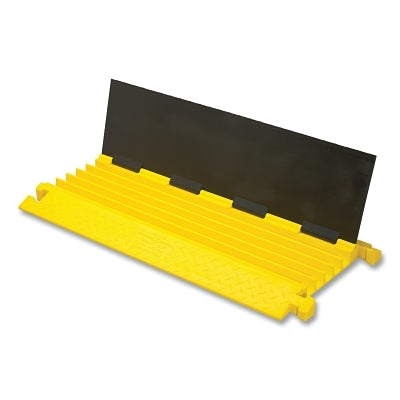 Bumble Bee Cable Protector, 2 in H x 17.5 in W x 36 in L, T-Connector, 5-CH, Black/Yellow