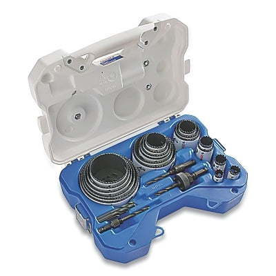 Contractor's Big Daddy Speed Slot Hole Saw Kit, Metal Cutting, Wood Cutting, 26 Pc Bi-Metal, 3/4 - 4-3/4 in Cutting dia