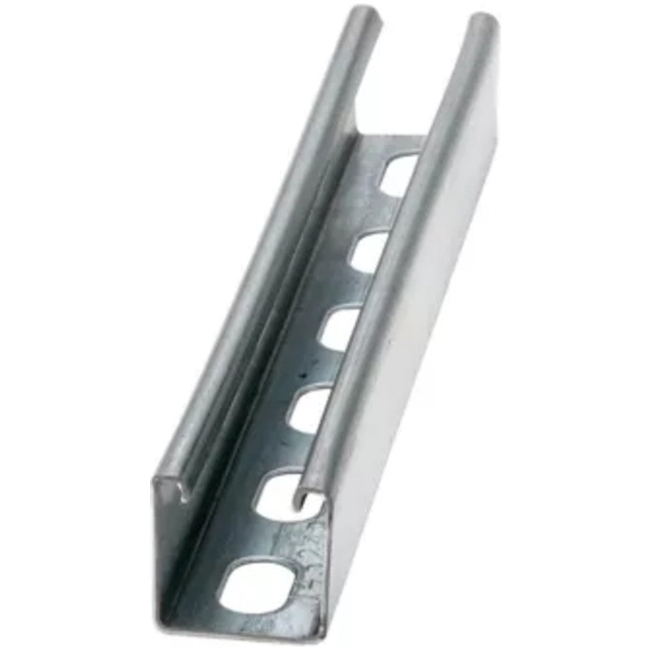 Eaton B-Line series strut channel, 1.62" H x 10 ft.L x 1.62" W, Steel, Galvanized, SH, 14 ga.