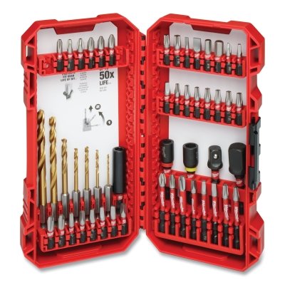 SHOCKWAVE Impact Duty Drill & Driver Set, 50 pc