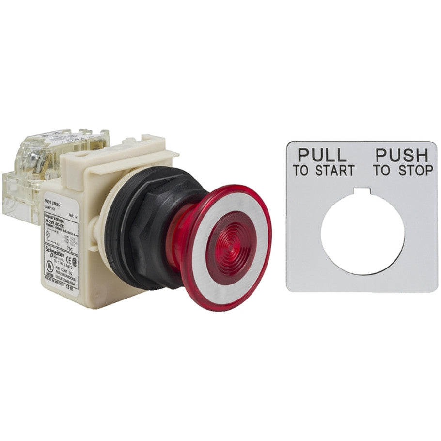 Multifunction 2-Position 1NO/1NC Operator Screw-On 1-5/8 in. Plastic Head