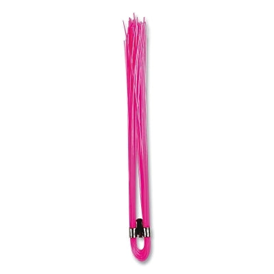Marking Whisker, 6 in Height, Plastic, Pink Glo
