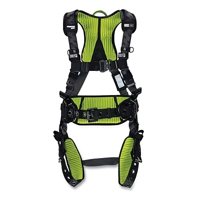 H700 Full Body Harness, Side D-Rings, 4X-Large, QC Chest Buckle/Tongue Leg Buckles, CC2
