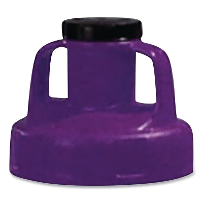 Multi-Purpose Utility Lid, 2 in dia, Purple, Engineering Plastic