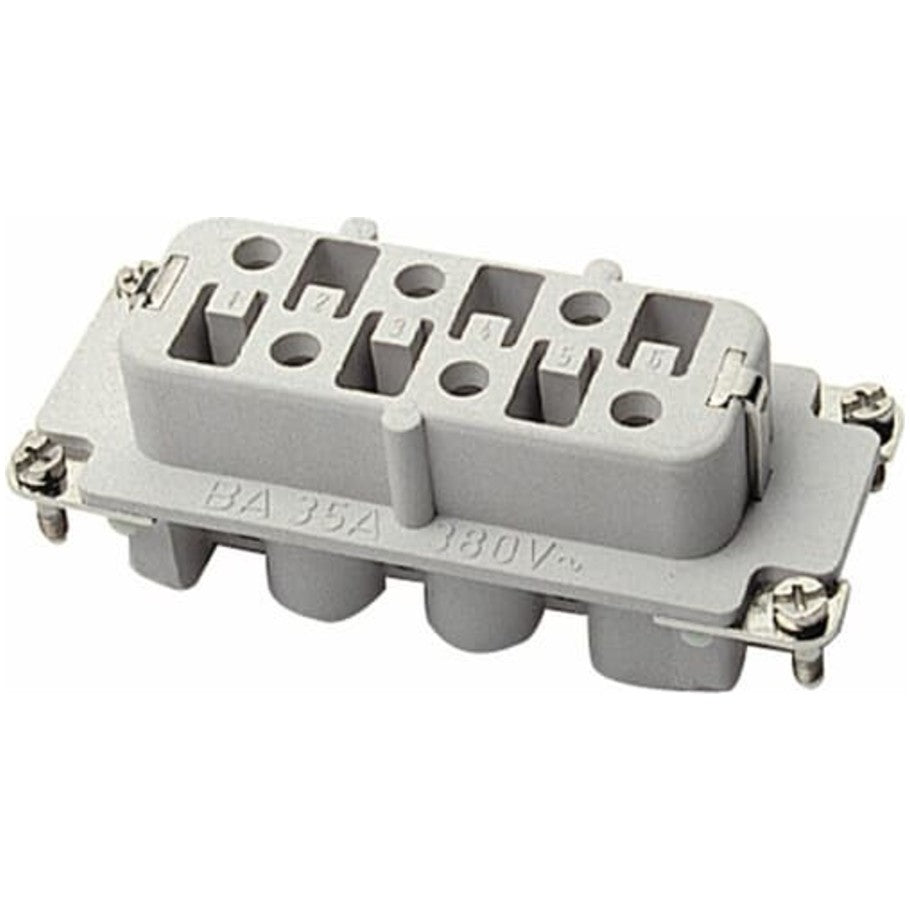 Contact Insert, Female Screw Terminal Insert, 6, 20 to 10 AWG