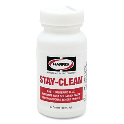 Stay-Clean Paste Soldering Flux, Brush Cap Dispenser, 4 oz
