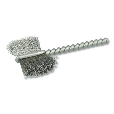 Burrite Power Tube Brush, 7/8 in dia, Stainless Steel