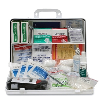 First Aid Kit, 50 Person ANSI-B Kit, Plastic