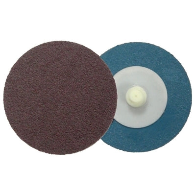 Plastic Button Style Blending Discs, Aluminum Oxide, 3 in Dia., 80 Grit
