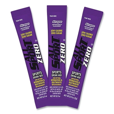 ZERO Drink Mix Powder Sticks , Grape, 500 EA/CA
