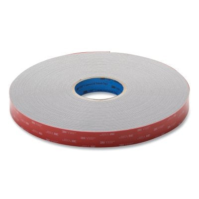 VHB Commercial Vehicle Tape, CV62F, 1 in W x 32 yd L, 62 mil Thick, Gray