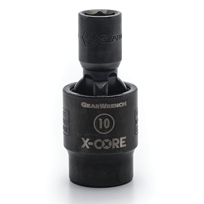 6 Point Standard X-Core Pinless Universal Impact Metric Socket, 3/8 in Drive, 14 mm Opening