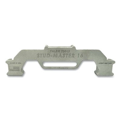 Stud Master Precision Framing Tool, 8.5 in W x 27.5 in L x 2 in H, for Wood Studs on 16 in Centers, Aluminum