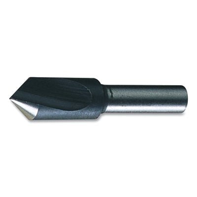 Black Oxide HSS Countersink, 1-1/4 in dia Body, 0.500 in dia Shank, Reduced Shank, Style 10001
