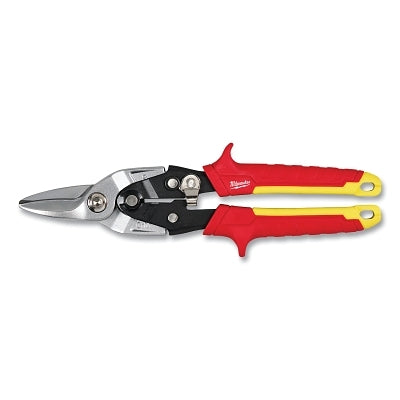 Cutting Aviation Snips, 1-1/2 in Cutting Length, 10 in OAL, Straight
