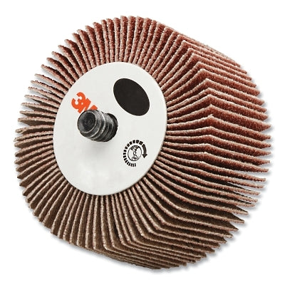 3M 051144-65473 Flap Wheel 244D, 1.5 in dia, 80 Grit, 30000 RPM