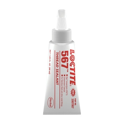 567 PST Thread Sealant, High Temperature, 250 mL Tube, White