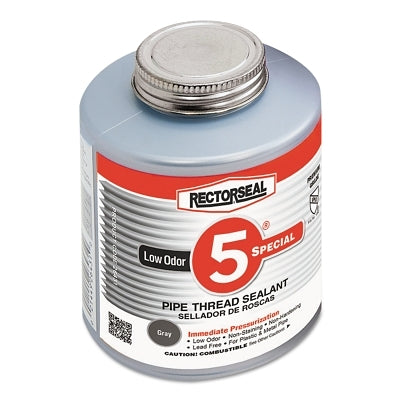 No. 5 Special Pipe Thread Sealant, 1 Pint Can, Gray