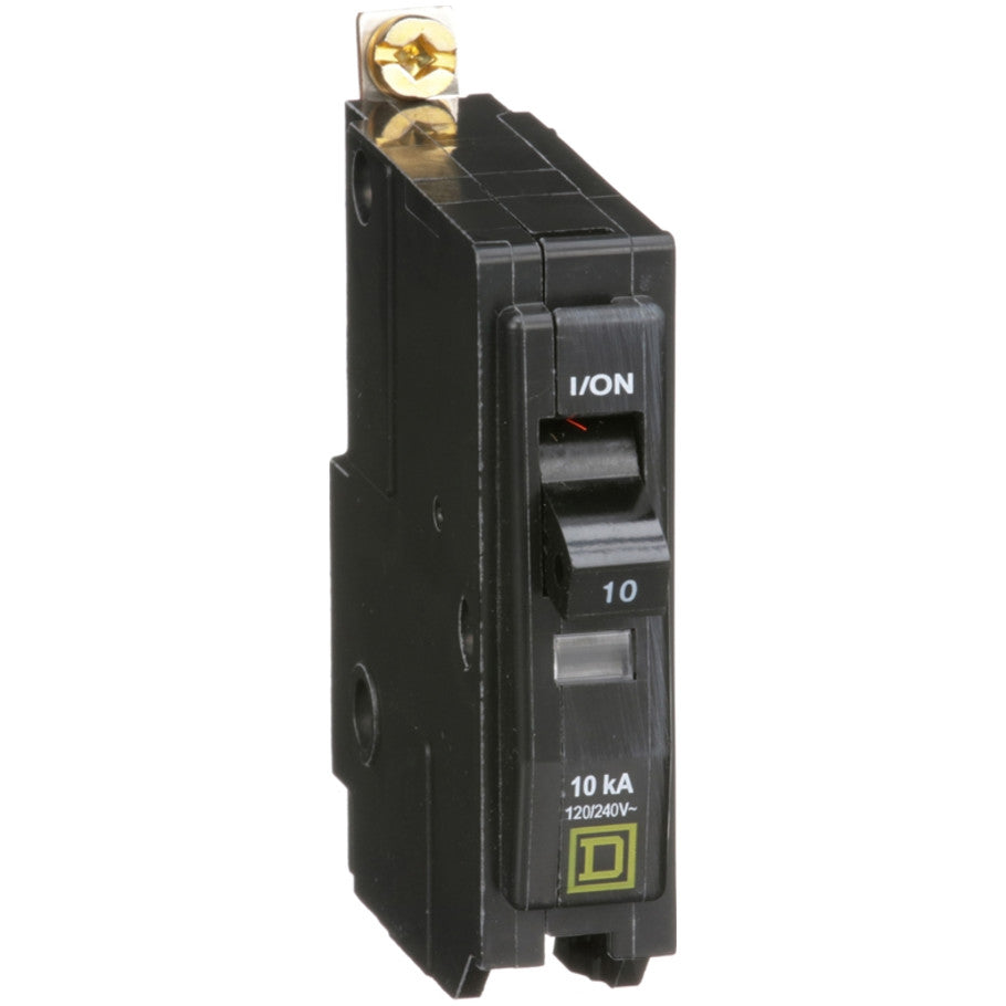 QO Miniature Circuit Breaker, Bolt On, 10A, 1-Pole, 120/240V, 10kA