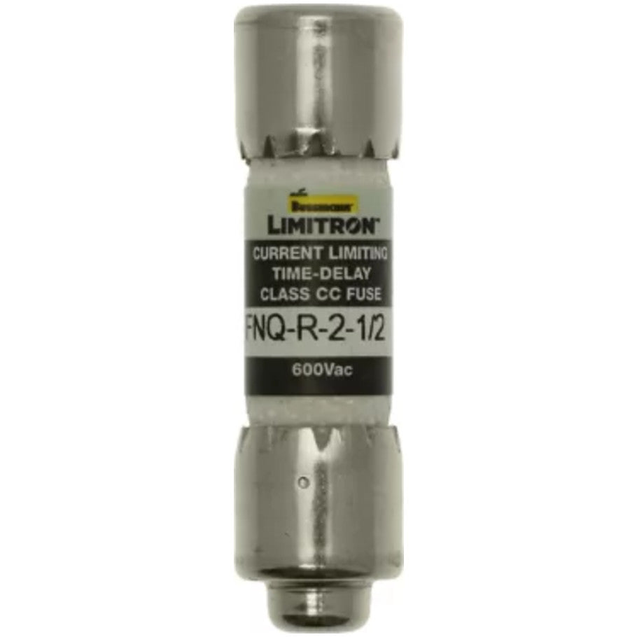 Limitron FNQ-R Series Class CC Time Delay Fuse, Rejection-Type, Current-Limiting, 2-1/2A, 600V