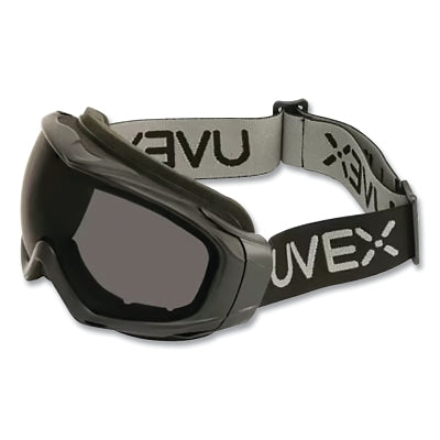 Uvex Sub-Zero Goggles, One Size, Gray Tint, Black Ferame, Top/Bottom Ventilation, HydroShield Anti-Fog Coating