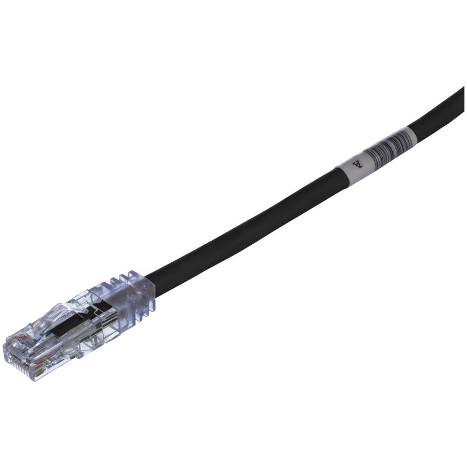Pan-Net, Category 6, UTP, Modular Plug, Copper Patch Cord, Black, 4 ft.