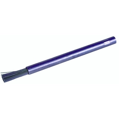 Stem-Mounted Pencil End Brushes, Stainless Steel, 8,000 rpm, 1/4" x 0.0104"