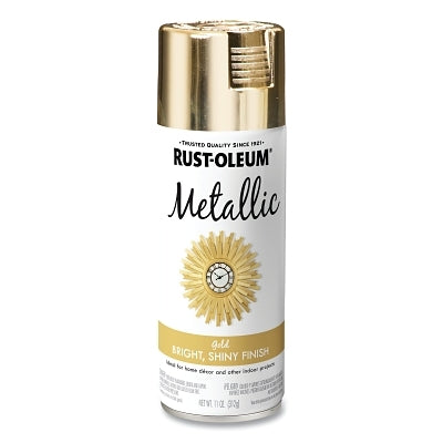 Metallic Spray Paint, 12 oz, Metallic Gold
